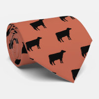 Holstein Cow Silhouettes Pattern