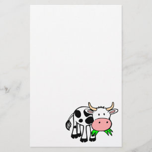 Holstein cow stationery