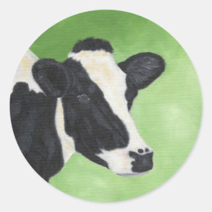Holstein cow sticker