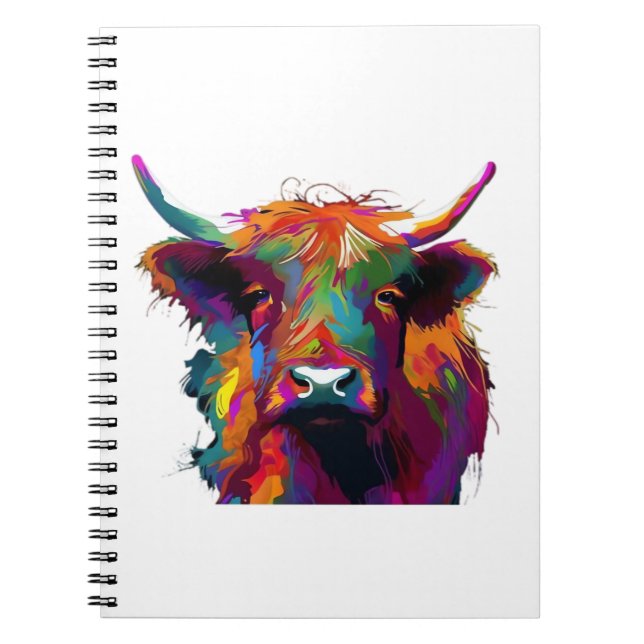 Holstein Friesian Cow - Cute Cow - Gift For Cow Lo Notebook (Front)