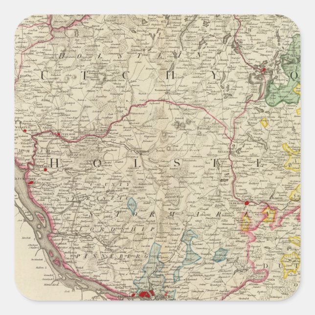 Holstein, Germany Square Sticker (Front)