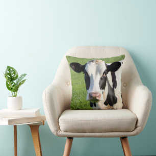 Holstein Heifer In Pasture Cushion