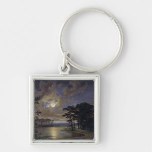 Holstein Sea - Moonlight, 1847 Key Ring