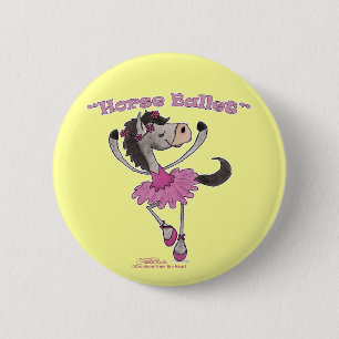 Holsteiner Horse Ballet 6 Cm Round Badge