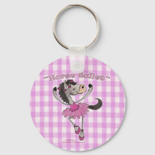Holsteiner Horse Ballet Key Ring