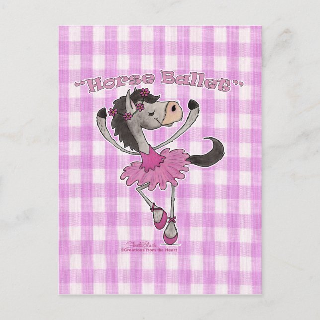 Holsteiner Horse Ballet Postcard (Front)