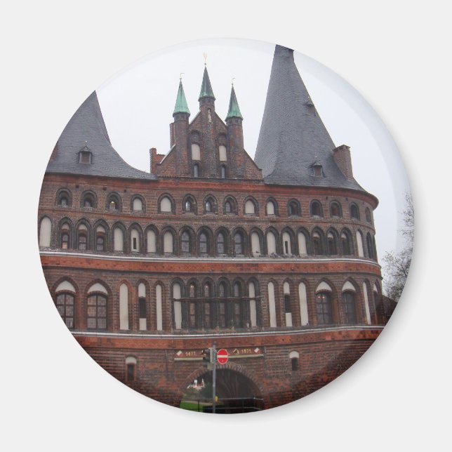 Holsten Gate -  Lubeck Germany Magnet (Front)