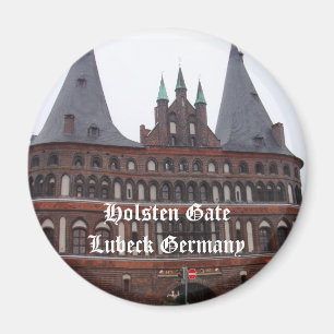 Holsten Gate -  Lubeck Germany Magnet