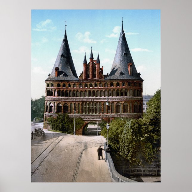 Holstentor of Luebeck Poster (Front)