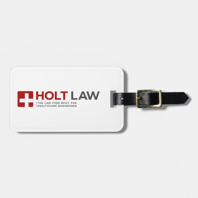 Holt Law Luggage Tag (Front Horizontal)