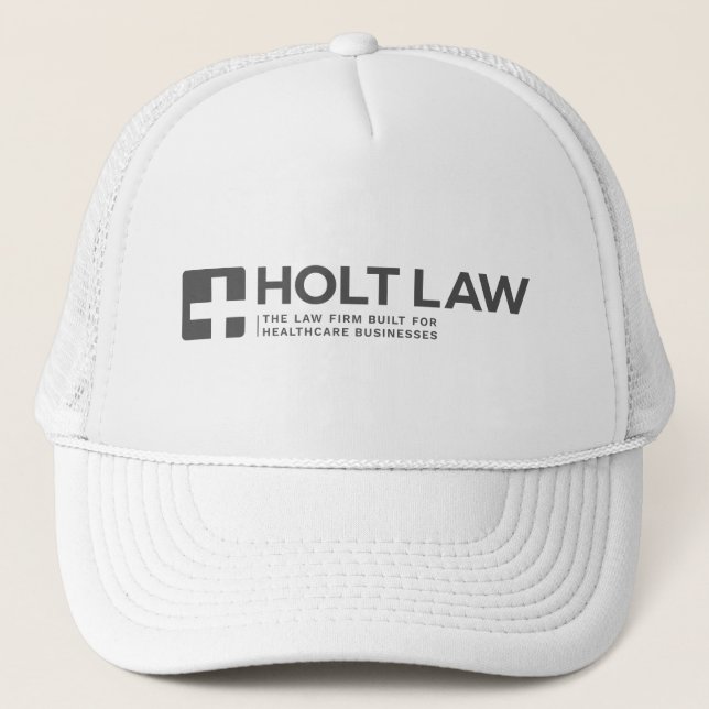 Holt Law Trucker Hats (Grey) (Front)