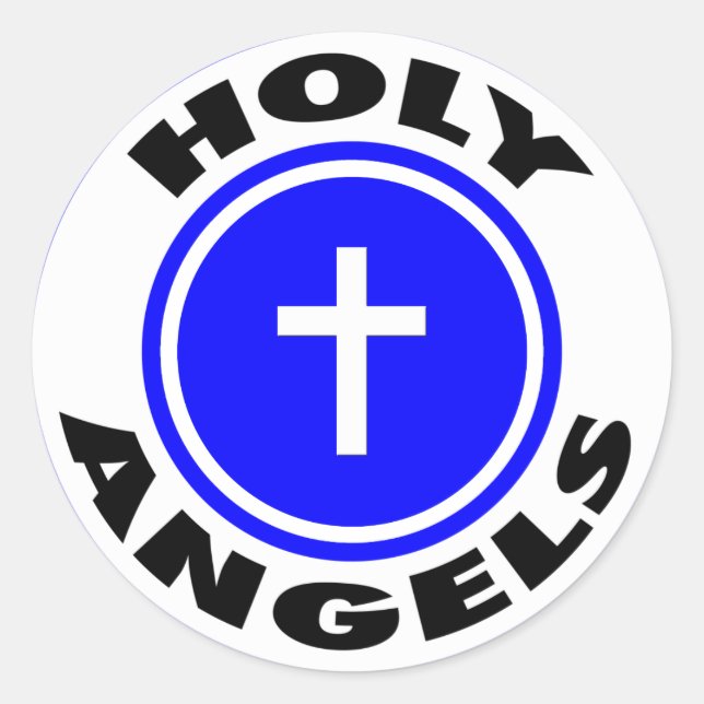 Holy Angels Classic Round Sticker (Front)