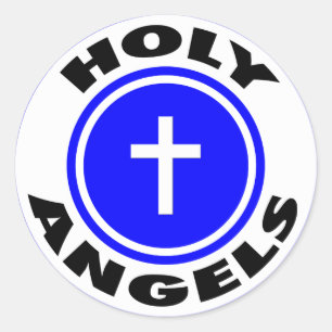 Holy Angels Classic Round Sticker