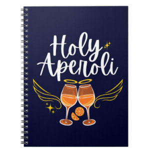 Holy Aperoli Witty Trendy Aperol Spritz Statement Notebook