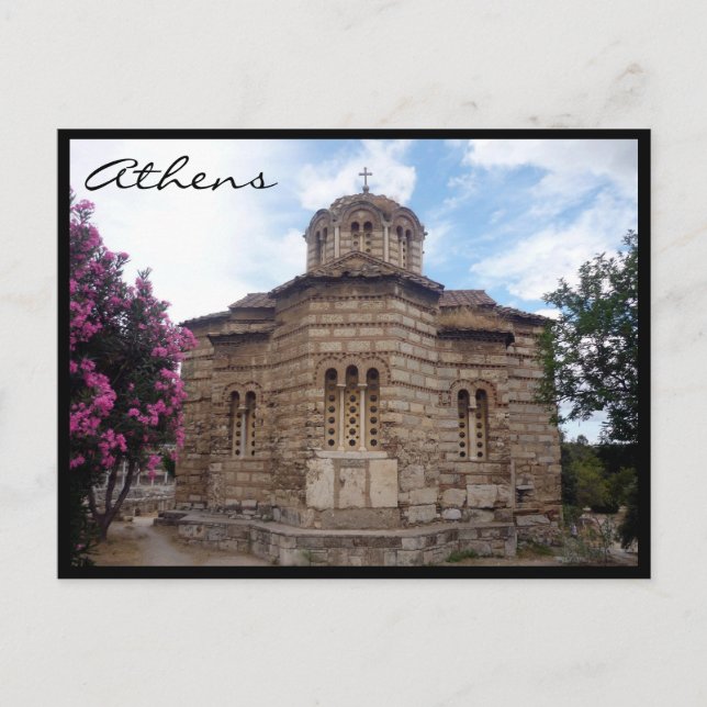 holy apostles athens postcard (Front)