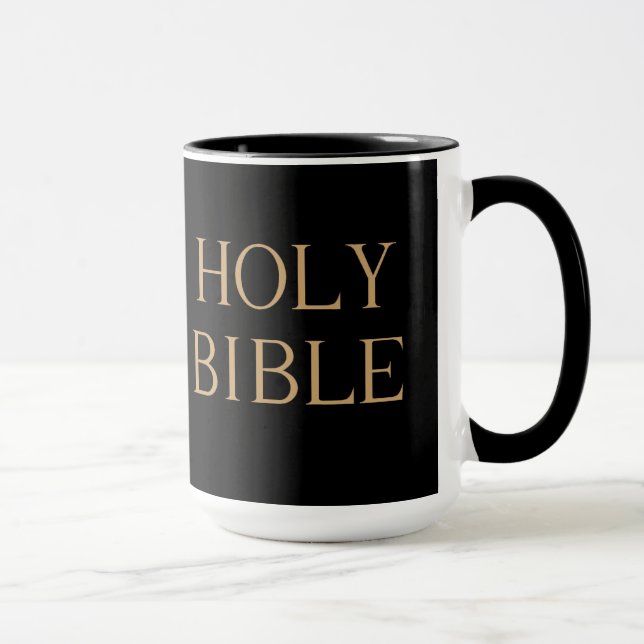 "Holy Bible" Mug (Right)