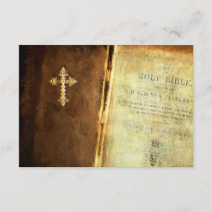 Holy Bible RSVP and Entree Choice