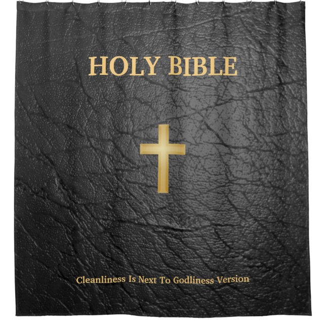 Holy Bible Shower Curtains (Front)