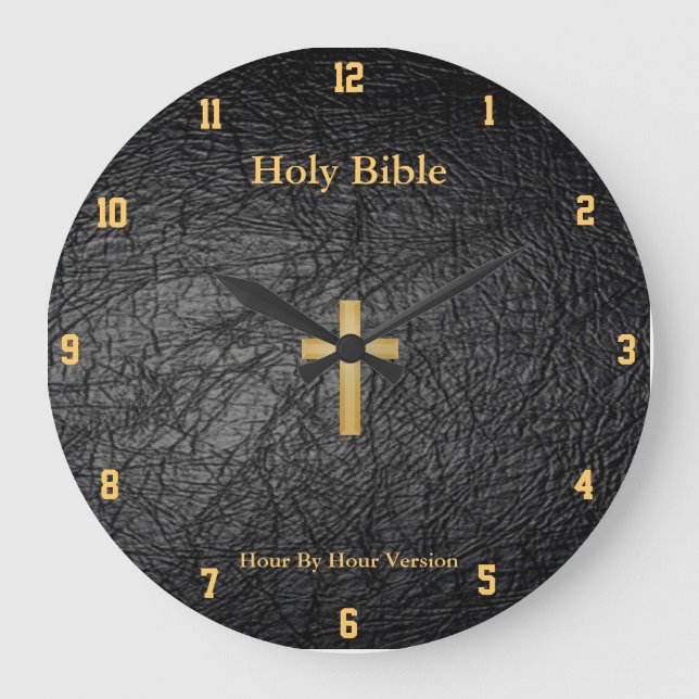 Holy Bible Wall Clock (Front)