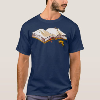 Holy Bible with Cross T-Shirt