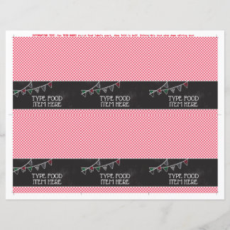 Holy Cannoli Party Food Labels | Buffet Labels