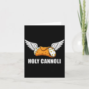 Holy Cannoli Tri-blend Funny Quote  Card
