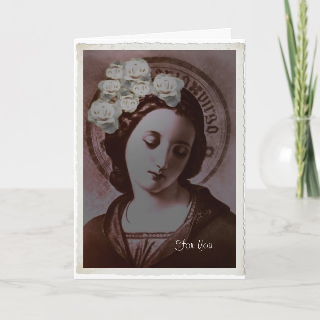Holy Card Greeting Card (Front)