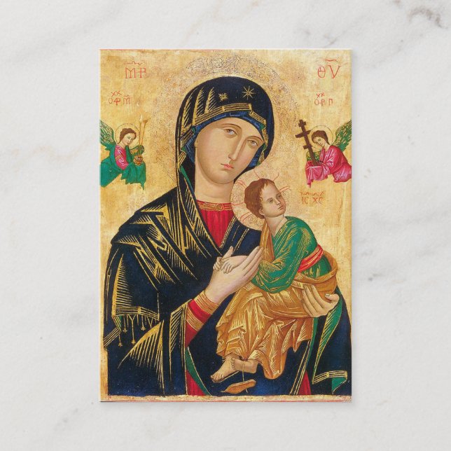 Holy Card | Our Lady/Mother of Perpetual Help (Front)