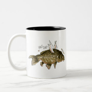 Holy Carp! Two-Tone Coffee Mug