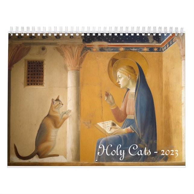 Holy Cats and Saints Calendar (Cover)
