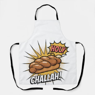 Holy Challah Funny Jewish Hanukkah Jew Apron