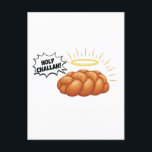 Holy Challah Hanukkah Jewish Jew Bread  Holiday Postcard<br><div class="desc">Jewish Humour,  Challah Bread Meme,  Hanukkah Funny,  Holy Challah Joke,  Jewish Holiday Bread,  Festive Judaism,  Hanukkah 2025,  Bread Lover Gift,  Jewish Bakery Humour,  Challah Appreciation</div>