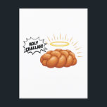 Holy Challah Hanukkah Jewish Jew Bread  Holiday Postcard<br><div class="desc">Jewish Humour,  Challah Bread Meme,  Hanukkah Funny,  Holy Challah Joke,  Jewish Holiday Bread,  Festive Judaism,  Hanukkah 2025,  Bread Lover Gift,  Jewish Bakery Humour,  Challah Appreciation</div>