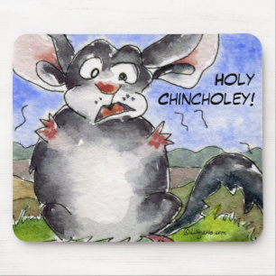Holy Chincholey Chinchilla Mousepad