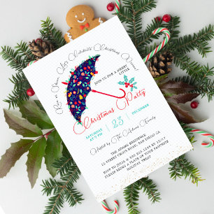 Holy Christmas  New Year Shower Brunch Party Invitation