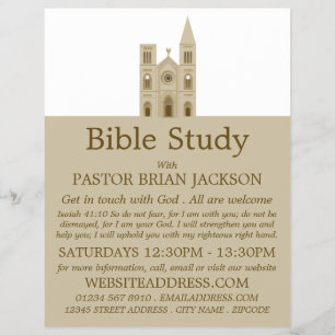 Holy Church, Christian Bible Class Advert Flyer