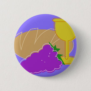 Holy Communion 6 Cm Round Badge