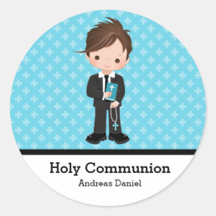 Holy Communion Classic Round Sticker