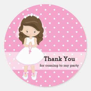 Holy Communion Classic Round Sticker