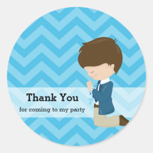 Holy Communion Classic Round Sticker