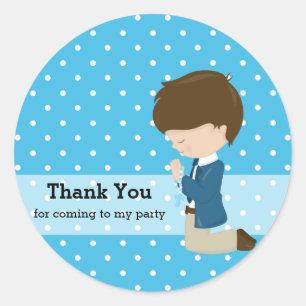 Holy Communion Classic Round Sticker