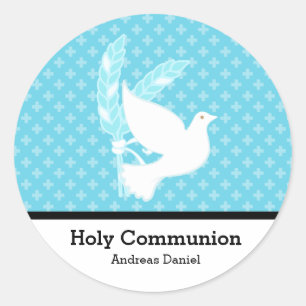 Holy Communion Classic Round Sticker
