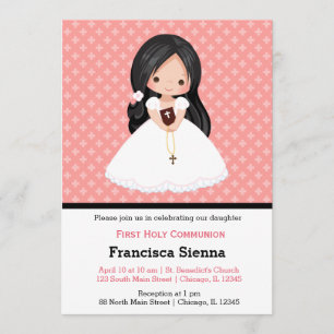 Holy Communion girl Invitation
