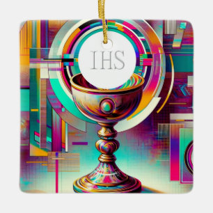 Holy Communion Host and Chalice Ornament