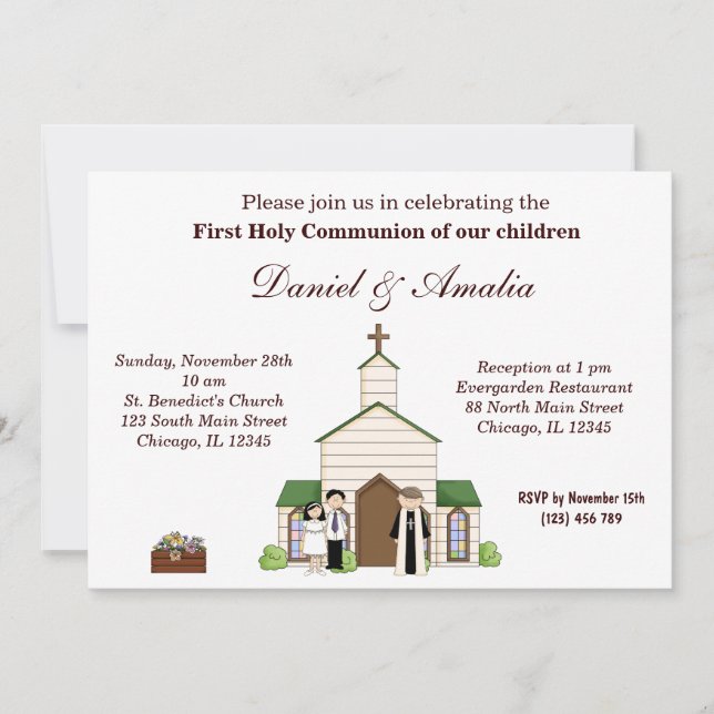 Holy Communion Invitation (Front)