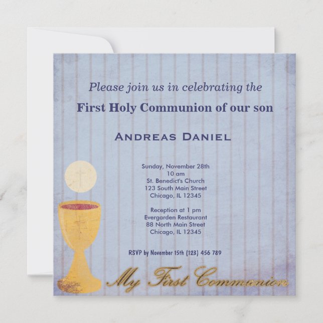 Holy Communion Invitation (Front)