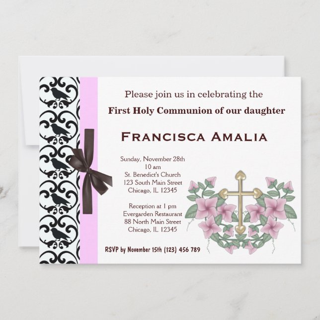 Holy Communion Invitation (Front)