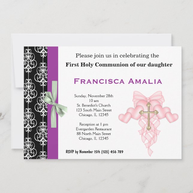 Holy Communion Invitation (Front)