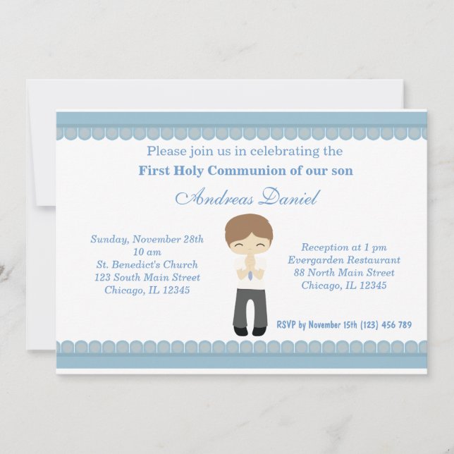 Holy Communion Invitation (Front)