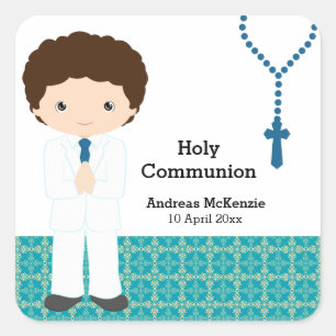 Holy Communion Square Sticker